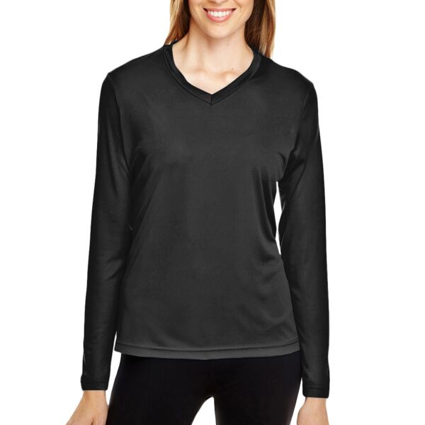 Team 365 Ladies' Zone Performance Long-Sleeve T-Shirt Thumbnail