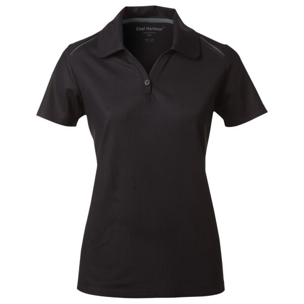 COAL HARBOUR® SNAG RESISTANT CONTRAST INSET LADIES' POLO Thumbnail