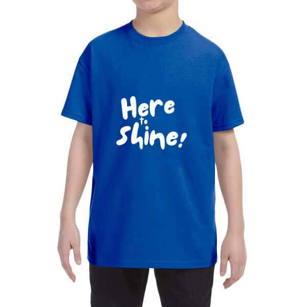 Gildan Youth 5.3 oz. T-Shirt G500B - Blue Thumbnail